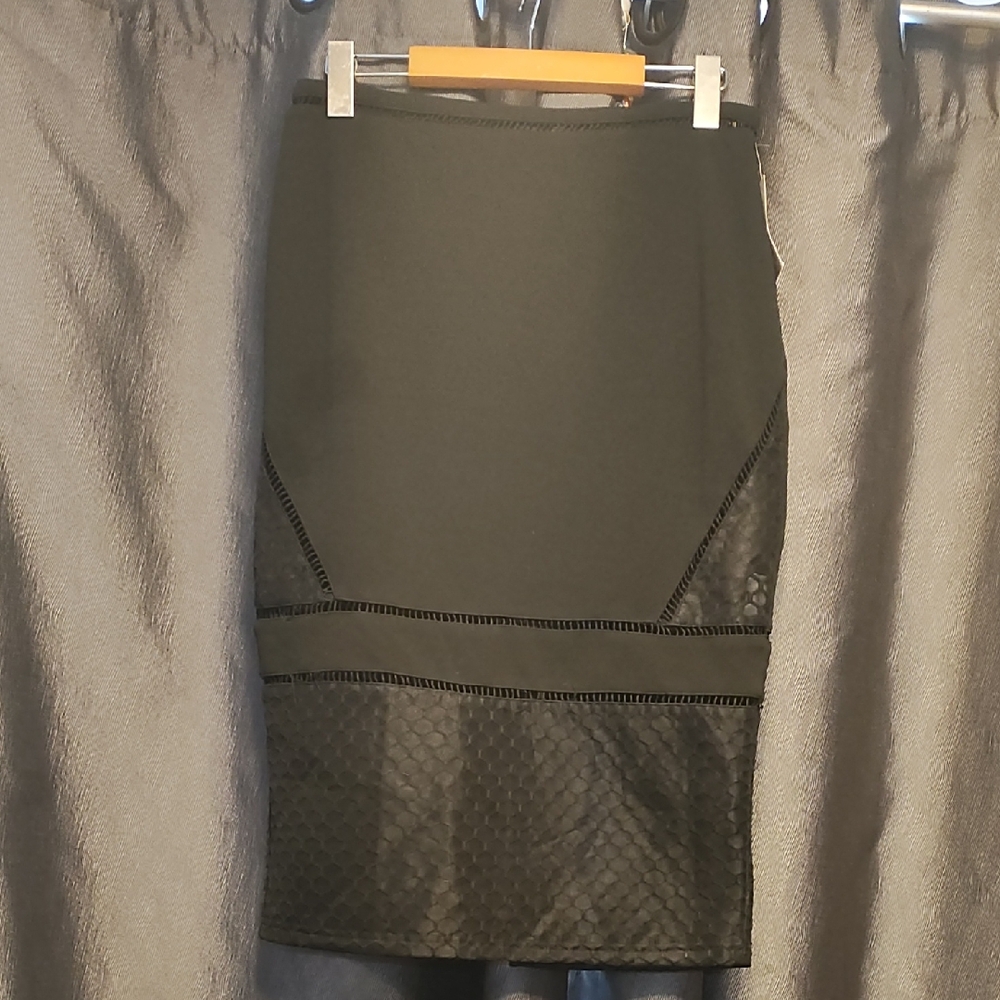 Missguided Black Pencil Skirt